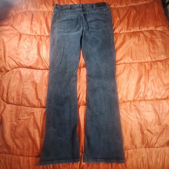 Cody James Jeans Mens 38x35 Night Rider Black Denim Stackable Straight Boot Cut‎ - Picture 14 of 14